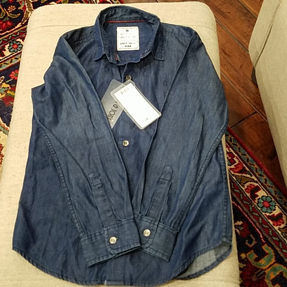 NWT Gini & Jony Girls Denim Shirt Size 10